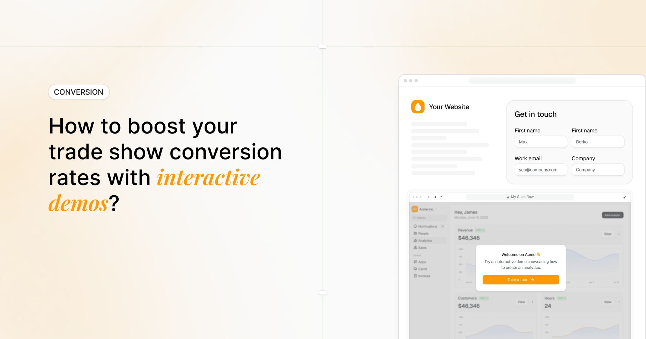 How to boost your tradeshow conversion rates with interactive demos?